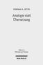 Analogie statt Übersetzung
