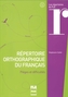 Répertoire orthographique du français
