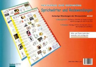 Sprichwörter und Redewendungen, 2 Plakate m. 2 Übungsheften