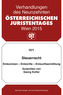 19. Österreichischer Juristentag 2015 Steuerrecht