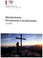 Hallwag Wanderkarte Fürstentum Liechtenstein