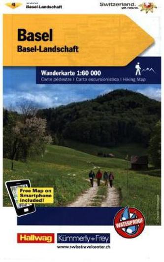 Kümmerly & Frey Karte Wanderkarte Basel