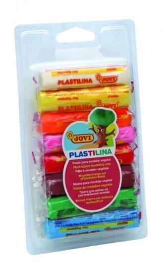 plastelína 8x15g, válečky neónové, blistr