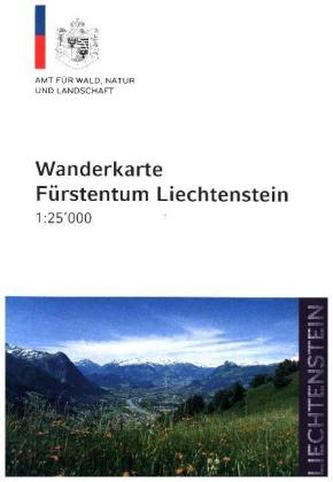 Fürstentum Liechtenstein, Wanderkarte