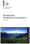 Fürstentum Liechtenstein, Wanderkarte