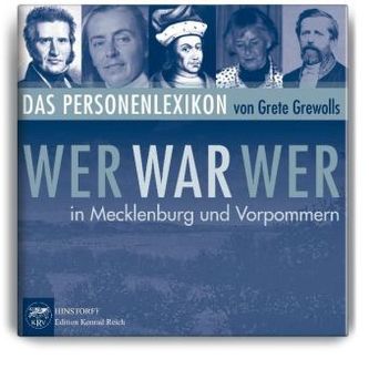 Wer war wer in Mecklenburg und Vorpommern?, 1 DVD-ROM