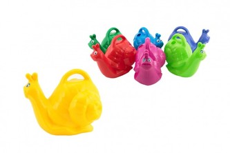 Konvička šnek plast 21x18cm mix barev 24m+
