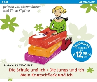 Die Schule und ich / Mein Knutschfleck und ich / Die Jungs und ich, 6 Audio-CDs