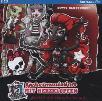 Monster High - Geheimmission mit Herzklopfen, Audio-CD