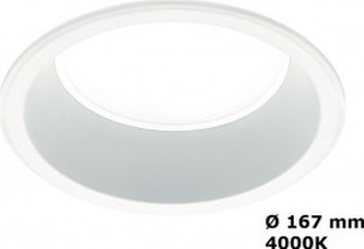 AMY zapuštěný LED downlight 150 840 1000lm 12W 4000K IP20