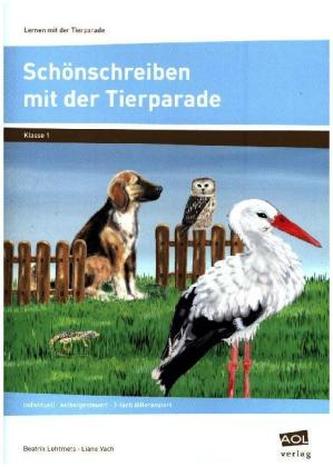 Schönschreiben mit der Tierparade - Druckschrift