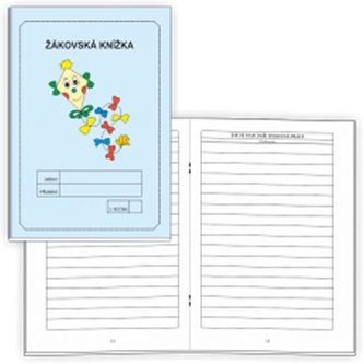 Žákovská knížka 3. ročník - slovní hodnocení (modrá)