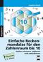 Einfache Rechenmandalas für den Zahlenraum bis 10