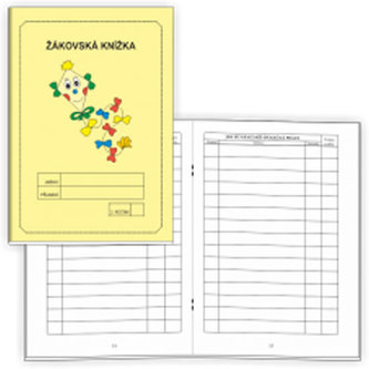 Žákovská knížka 2. ročník - známkování (žlutá)