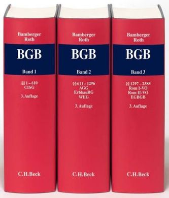 Kommentar zum Bürgerlichen Gesetzbuch (BGB), 3 Bde.