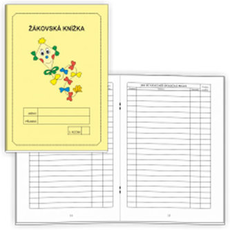 Žákovská knížka 5. ročník - známkování (žlutá)