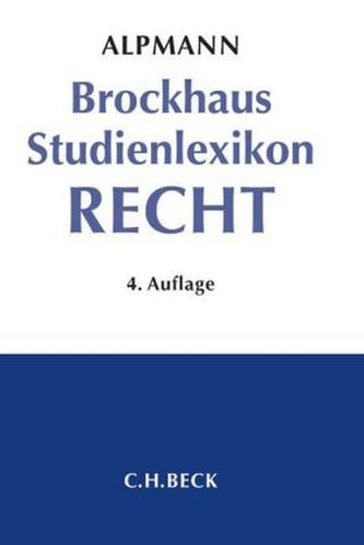 Alpmann Brockhaus Studienlexikon Recht