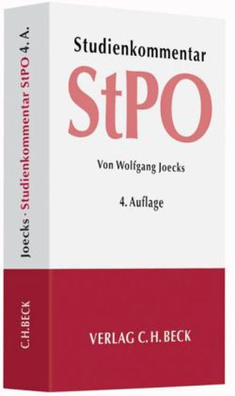 Strafprozessordnung (StPO), Studienkommentar