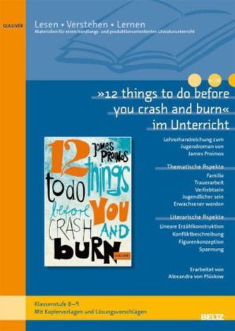 '12 things to do before you crash and burn' im Unterricht