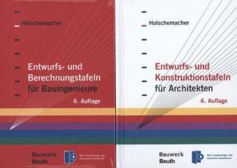 Entwurfs- und Berechnungstafeln für Bauingenieure. Entwurfs- und Konstruktionstafeln für Architekten, 2 Bde.