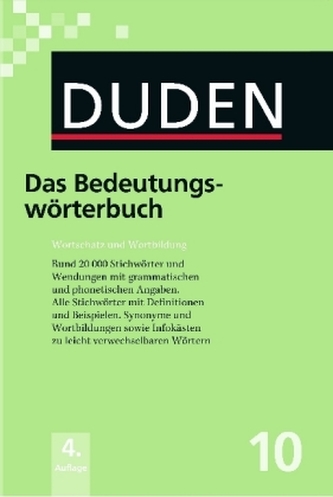 Das Bedeutungswörterbuch