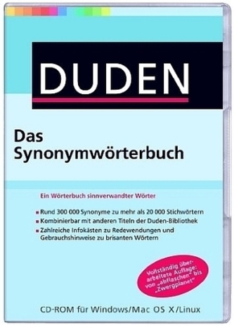Duden - Das Synonymwörterbuch, 1 CD-ROM