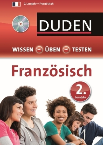 Duden Wissen - Üben - Testen, Französisch 2. Lernjahr, m. Audio-CD