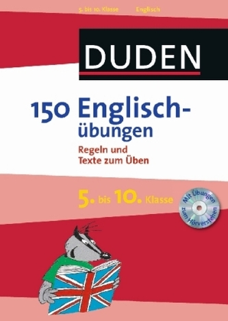 Duden 150 Englischübungen, 5. bis 10. Klasse, m. Audio-CD