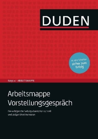 Duden Ratgeber Arbeitsmappe - Arbeitsmappe Vorstellungsgespräch