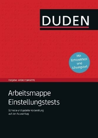 Arbeitsmappe Einstellungstests