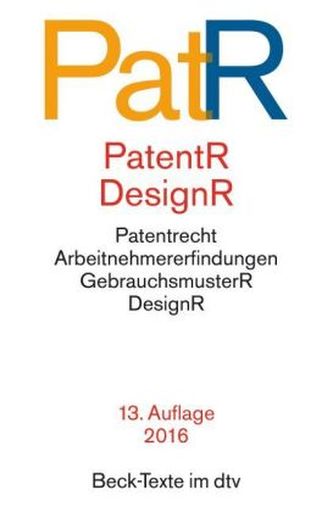 Patent- und Musterrecht (PatR/PatentR, MusterR)