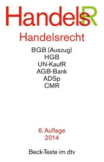 Handelsrecht (HandelsR)