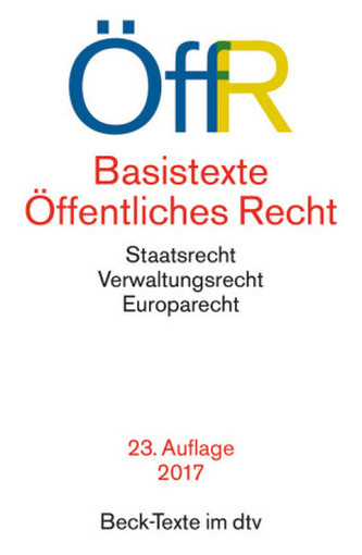 Basistexte Öffentliches Recht (ÖffR)