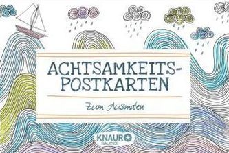 Achtsamkeits-Postkarten zum Ausmalen