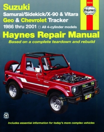 Suzuki Samurai, Sidekick, X-90 & Vitara, Geo/Chevrolet Tracker (86 - 01)