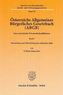Österreichs Allgemeines Bürgerliches Gesetzbuch (ABGB). Bd.1