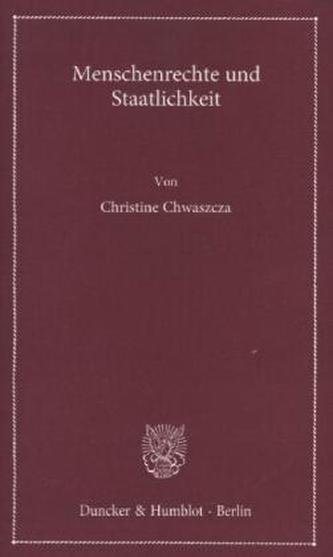 Menschenrechte und Staatlichkeit.