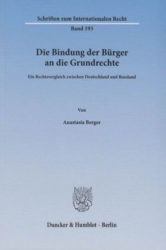 Die Bindung der Bürger an die Grundrechte