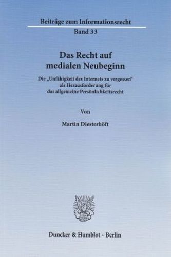 Das Recht auf medialen Neubeginn