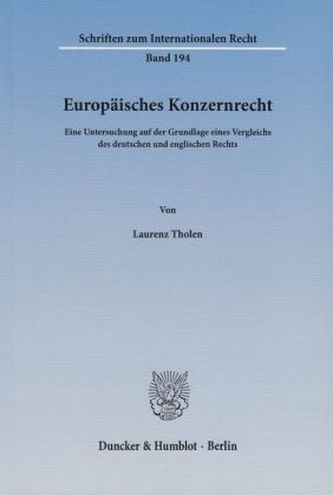 Europäisches Konzernrecht