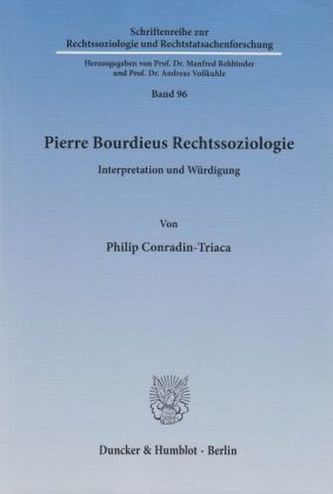 Pierre Bourdieus Rechtssoziologie