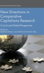New Directions in Comparative Capitalisms Research