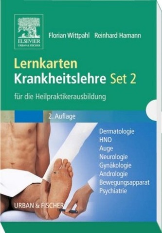 Lernkarten Krankheitslehre für die Heilpraktikerausbildung. Tl.2
