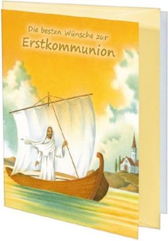 Die besten Wünsche zur Erstkommunion, Glückwunschkarte