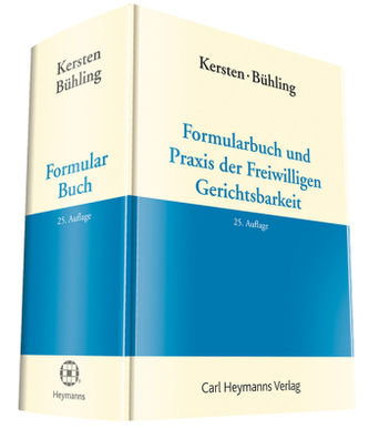 Formularbuch und Praxis der Freiwilligen Gerichtsbarkeit, m. CD-ROM
