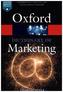 A Dictionary of Marketing