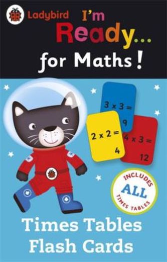 Ladybird I'm Ready for Maths: Times Tables flash cards