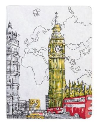 London Big Ben Handmade Journal