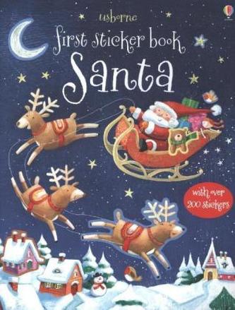 Usborne First Sticker Book Santa