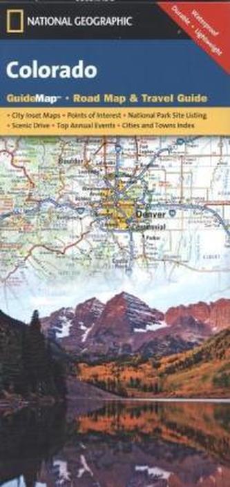 National Geographic GuideMap Colorado